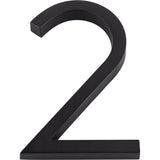 Atlas Homewares Modern Avalon #2 6 Inch Matte Black