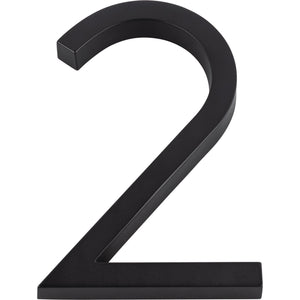 Atlas Homewares Modern Avalon #2 6 Inch Matte Black