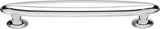 Atlas Homewares Austen Oval Pull 5 1/16 Inch (c-c) Polished Chrome
