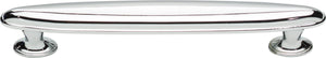 Atlas Homewares Austen Oval Pull 5 1/16 Inch (c-c) Polished Chrome