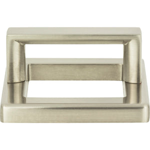 Atlas Homewares Tableau Square Base and Top 1 13/16 Inch (c-c) Brushed Nickel