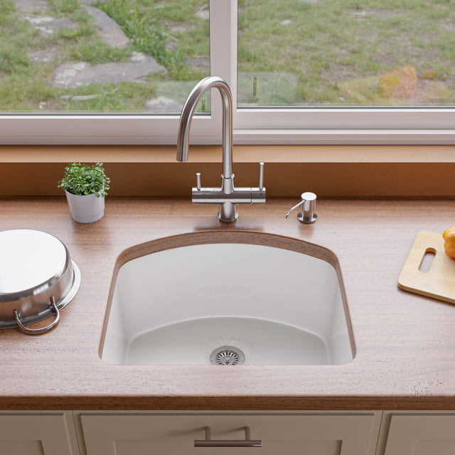 ALFI brand AB2042-BSS Brushed Stainless Steel Kitchen Faucet/Drinking Water