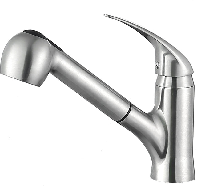 ANZZI KF-AZ204BN Del Acqua Single-Handle Pull-Out Sprayer Kitchen Faucet in Brushed Nickel