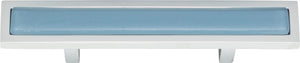 Atlas Homewares Spa Blue Pull 3 Inch (c-c) Polished Chrome