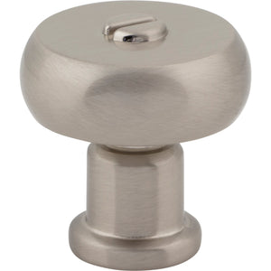 Atlas Homewares Everitt Knob 1 3/16 Inch Brushed Nickel