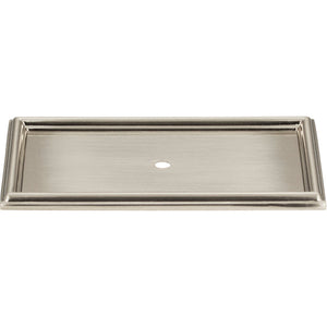 Atlas Homewares Campaign Rope Backplate 3 11/16 Inch Brushed Nickel