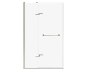 MAAX 139586-810-305-000 Capella 78 44-47 x 78 in. 8 mm Pivot Shower Door for Alcove Installation with GlassShield® glass in Brushed Nickel