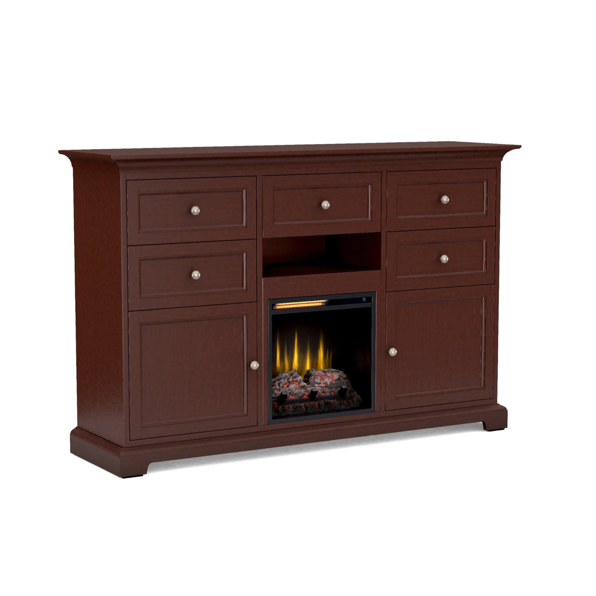 Howard Miller 63" Wide / 41" Extra Tall Fireplace Console FT63E