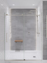 ANZZI SH-AZ101BN Heavy Rainfall Stainless Steel Shower Bar with Hand Sprayer in Brushed Nickel