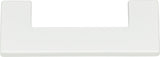 Atlas Homewares U Turn Pull 2 1/2 Inch (c-c) High White Gloss