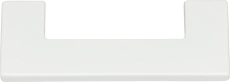 Atlas Homewares U Turn Pull 2 1/2 Inch (c-c) High White Gloss