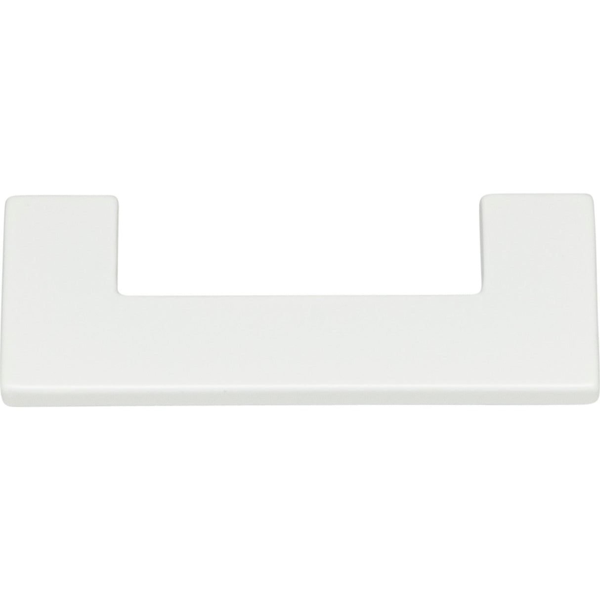 Atlas Homewares U Turn Pull 2 1/2 Inch (c-c) High White Gloss