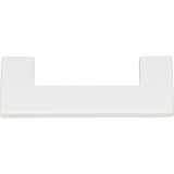 Atlas Homewares U Turn Pull 2 1/2 Inch (c-c) High White Gloss