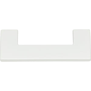 Atlas Homewares U Turn Pull 2 1/2 Inch (c-c) High White Gloss