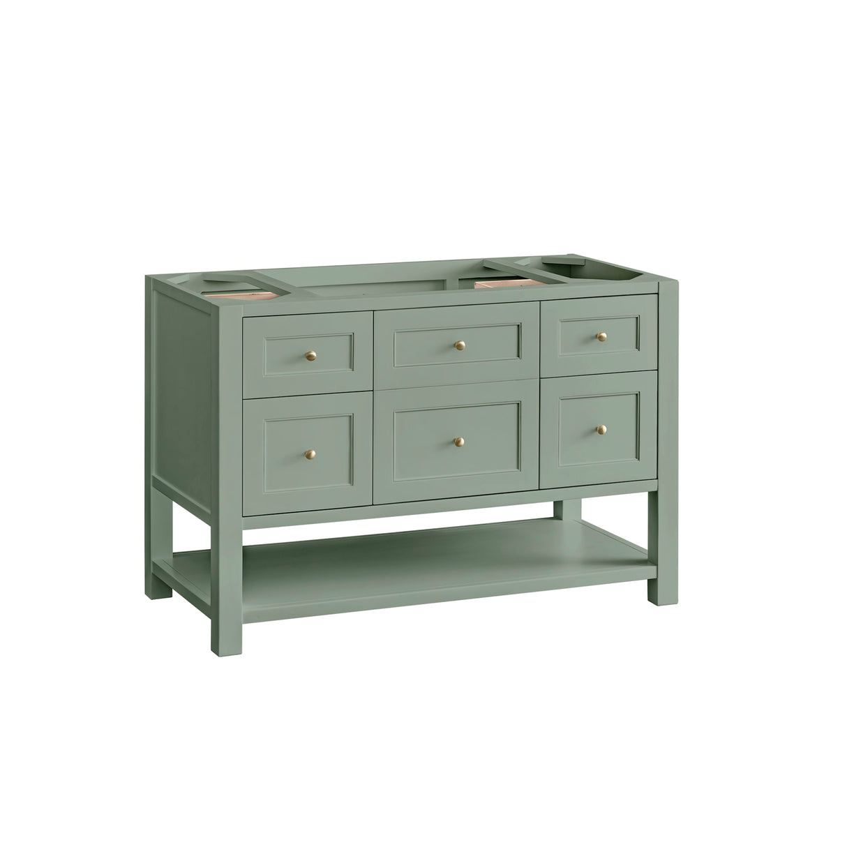 Breckenridge 48" Single Vanity, Smokey Celadon w/ 3 CM Ethereal Noctis Top
