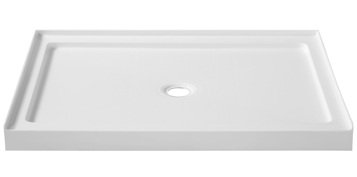 ANZZI SB-AZ011WO-R Series 36 in. x 48 in. Single Threshold Shower Base in White