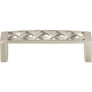 Atlas Homewares Lattice Pull 3 Inch (c-c) Brushed Nickel