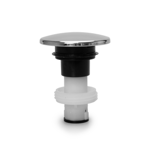 Push & Seal Drain Stopper without Logo in Polished Chrome