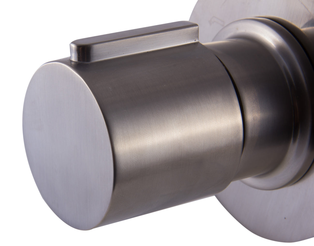 ALFI brand AB9101-BN Brushed Nickel Modern Round 3 Way Shower Diverter