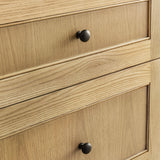 Breckenridge 72" Double Vanity, Light Natural Oak w/ 3 CM Charcoal Soapstone Top