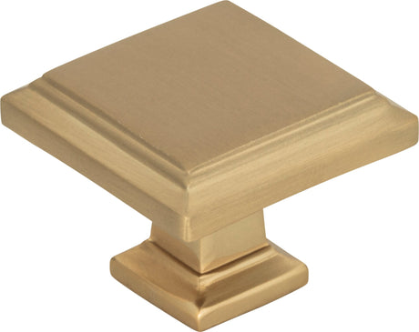 Atlas Homewares Sutton Place Square Knob 1 1/4 Inch Champagne