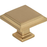 Atlas Homewares Sutton Place Square Knob 1 1/4 Inch Champagne