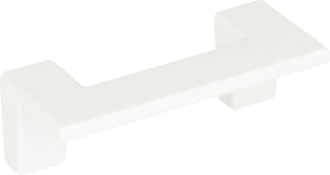 Atlas Homewares U Turn Pull 2 1/2 Inch (c-c) High White Gloss