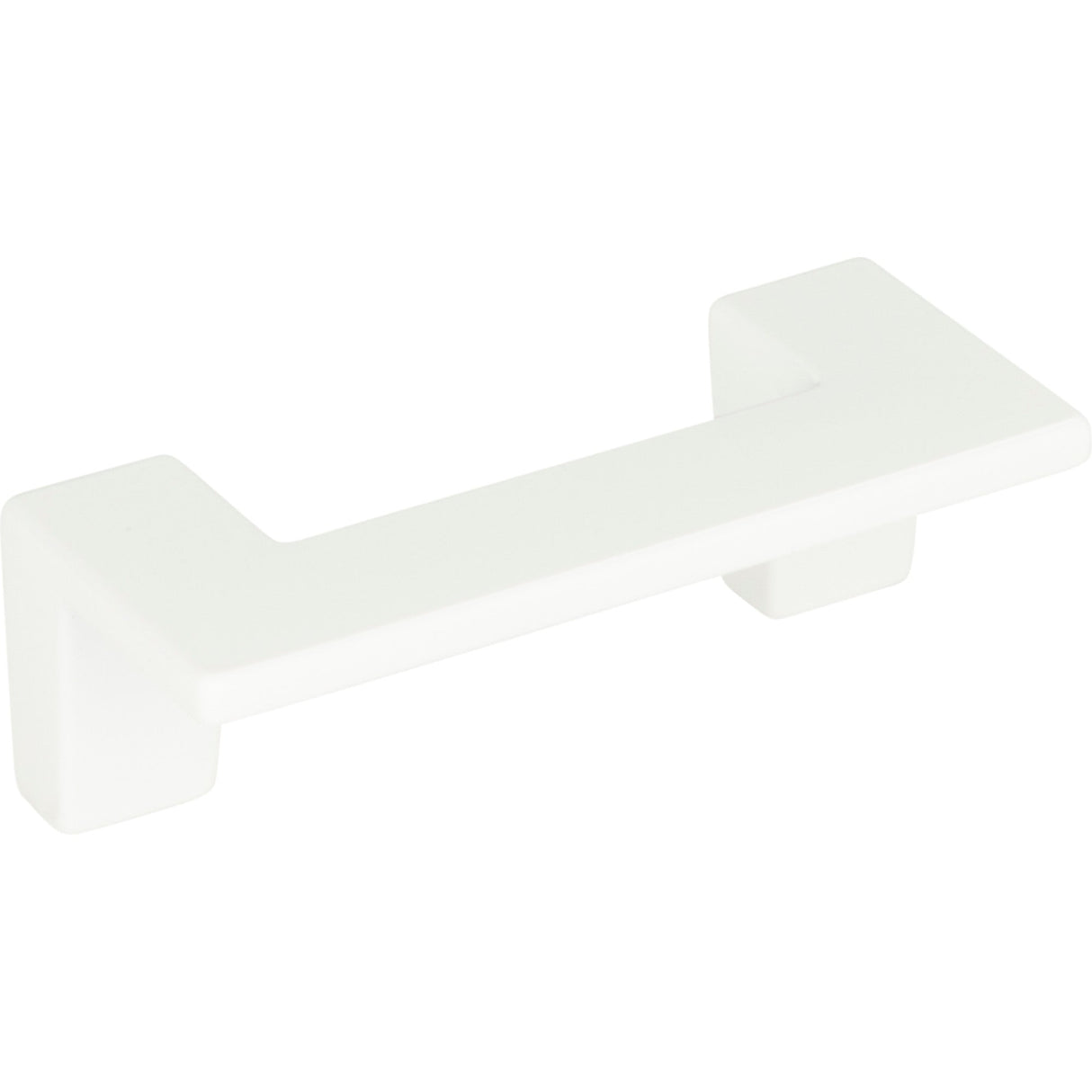 Atlas Homewares U Turn Pull 2 1/2 Inch (c-c) High White Gloss
