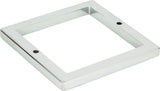 Atlas Homewares Tableau Square Base 3 Inch Polished Chrome