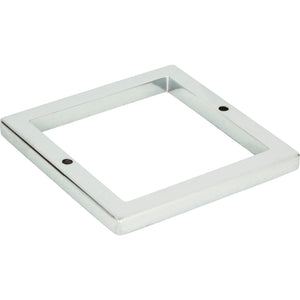 Atlas Homewares Tableau Square Base 3 Inch Polished Chrome
