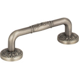 Atlas Homewares Hammered Medallion Pull 3 Inch (c-c) Pewter