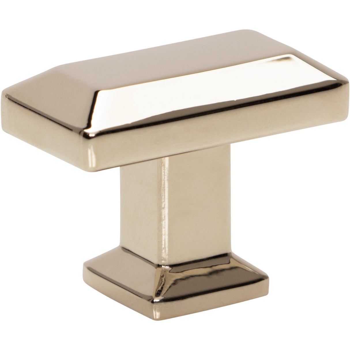 Atlas Homewares Sweetbriar Lane Rectangle Knob 1 3/8 Inch Polished Nickel