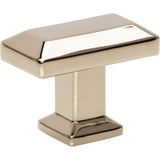 Atlas Homewares Sweetbriar Lane Rectangle Knob 1 3/8 Inch Polished Nickel