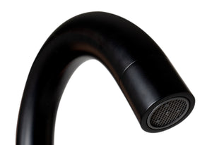 Black Matte Single Lever Floor Mounted Tub Filler Mixer w Hand Held Shower Head