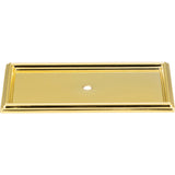 Atlas Homewares Campaign Rope Backplate 3 11/16 Inch Polished Brass