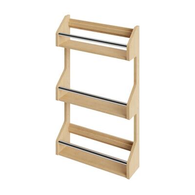 Natural Spice Rack Door Mount for 17.5" Door