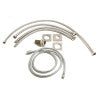 ALFI brand AB2322-BN Brushed Nickel Deck Mounted Tub Filler and Square Hand Held Shower Head