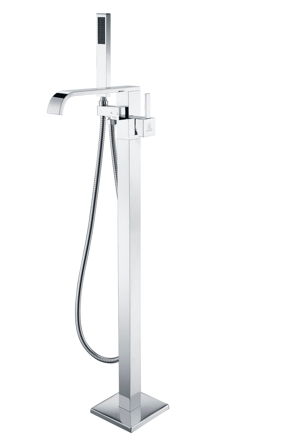 ANZZI FS-AZ0044CH Angel 2-Handle Claw Foot Tub Faucet with Hand Shower in Polished Chrome