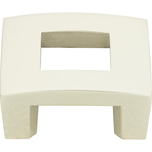 Atlas Homewares Centinel Square Knob 1 1/4 Inch (c-c) Polished Nickel