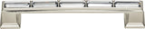 Atlas Homewares Legacy Crystal Pull 5 1/16 Inch (c-c) Brushed Nickel
