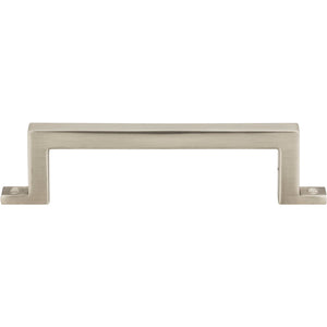 Atlas Homewares Campaign Bar Pull 3 3/4 Inch (c-c) Brushed Nickel