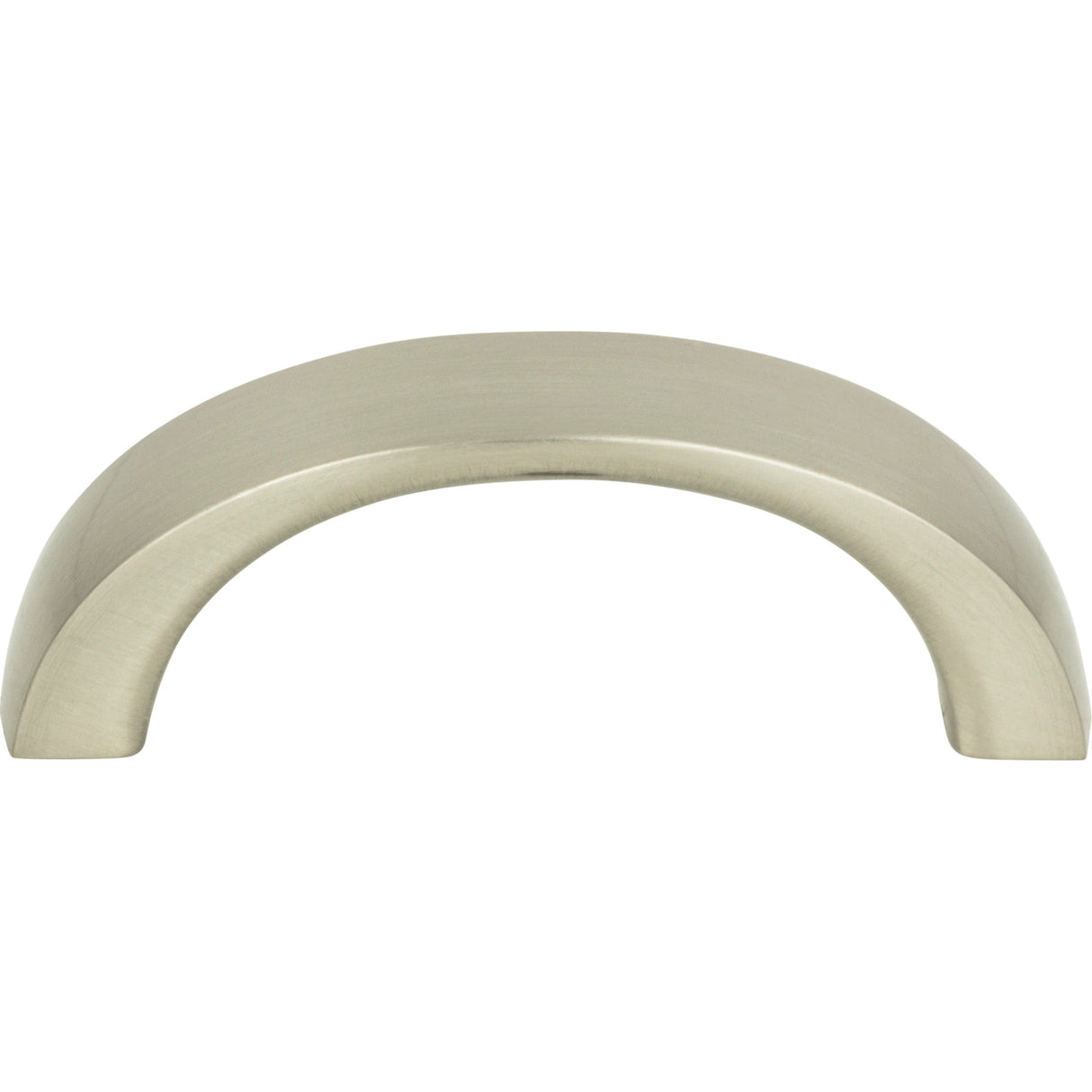 Atlas Homewares Tableau Curved Pull 1 13/16 Inch (c-c) Brushed Nickel