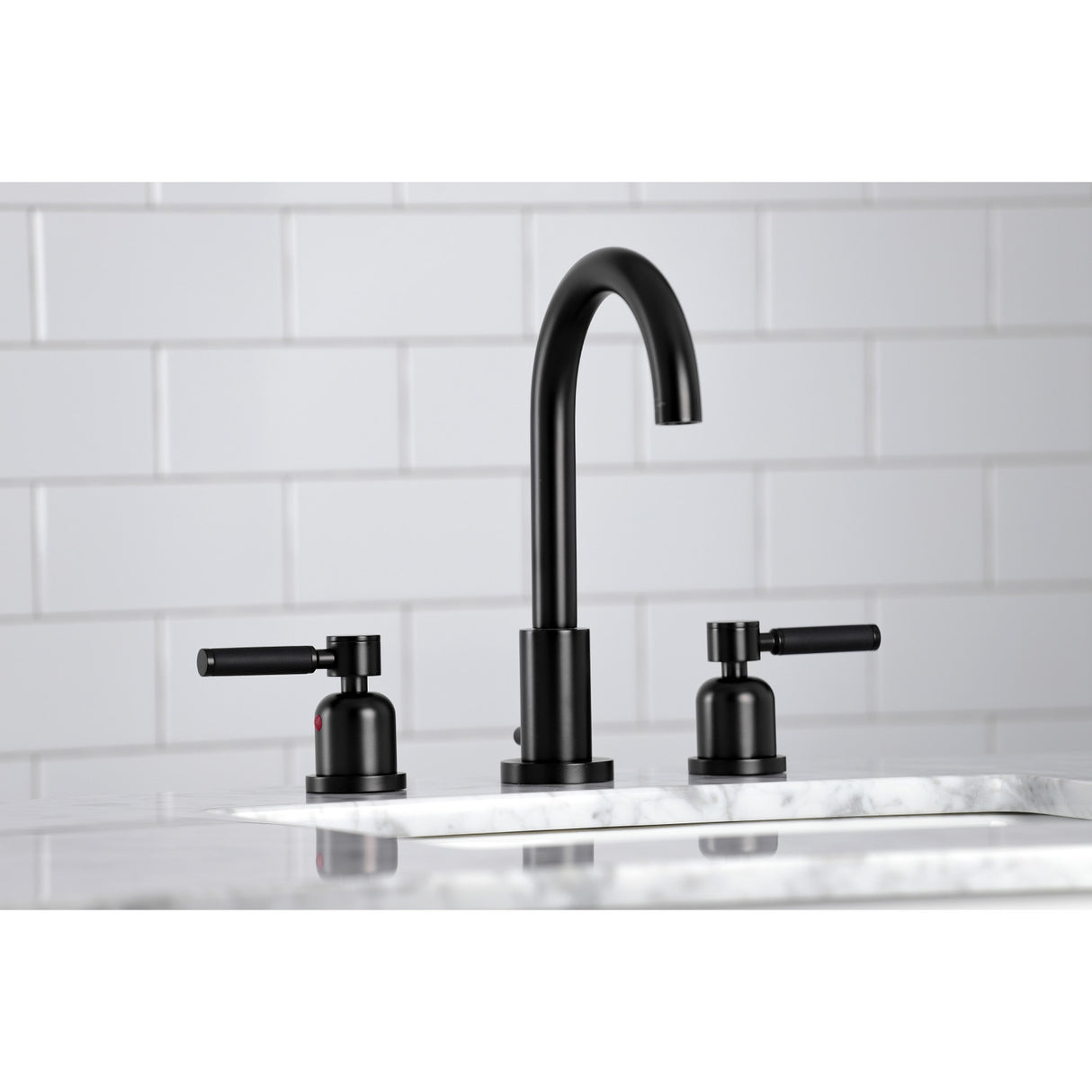 Fauceture FSC8920DKL Kaiser Widespread Bathroom Faucet, Matte Black