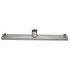 ALFI brand ABLD24C 24" Long Modern Stainless Steel Linear Shower Drain with Groove Holes