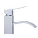 ALFI brand AB1158-PC Tall Polished Chrome Tall Square Body Curved Spout Single Lever Bathroom Faucet