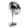 ALFI brand ABM9FLED-PC Polished Chrome Tabletop Round 9" 5x Magnifying Cosmetic Mirror with Light