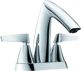 ALFI brand AB1003-PC Polished Chrome Two-Handle 4'' Centerset Bathroom Faucet
