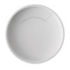 15" Round White Matte Solid Surface Resin Sink