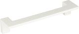 Atlas Homewares U Turn Pull 5 1/16 Inch (c-c) High White Gloss