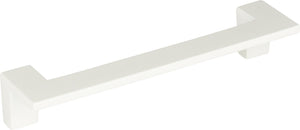 Atlas Homewares U Turn Pull 5 1/16 Inch (c-c) High White Gloss